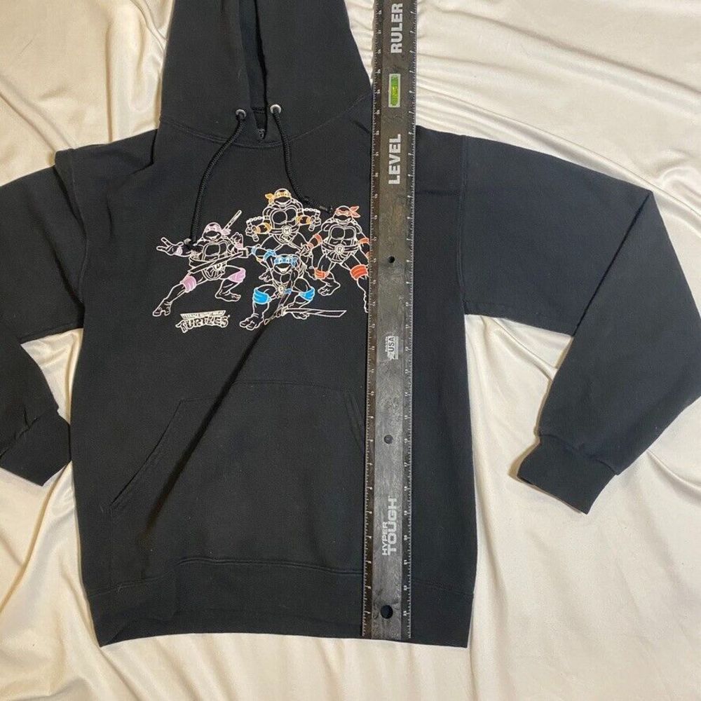 Teenage Mutant Ninja Turtles Sz S Small Sweatshirt Black Longsleeve 2020 Viacom - Picture 8 of 13
